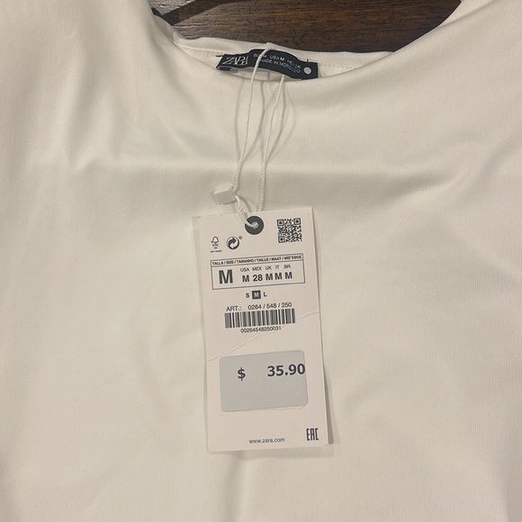 White Zara bodysuit - Picture 3 of 3